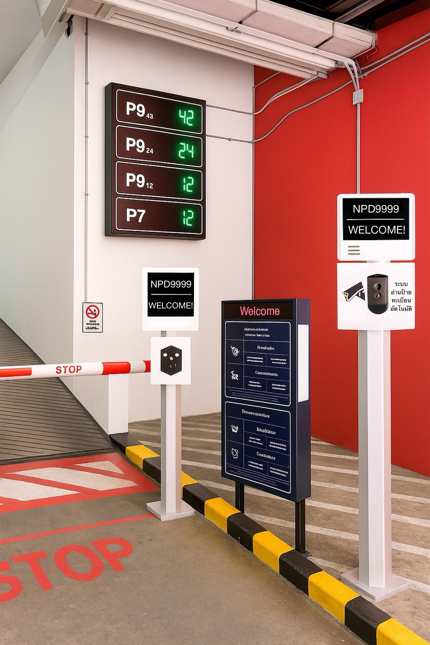 Human less parking system